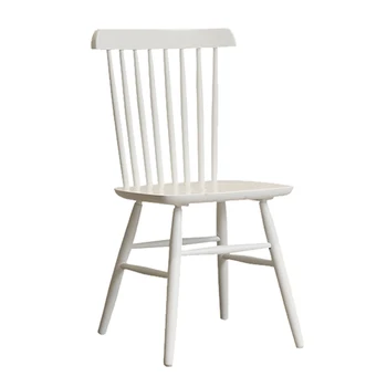 

Nordic classic wild small apartment new color solid wood chair Windsor cafe desk simple home dining