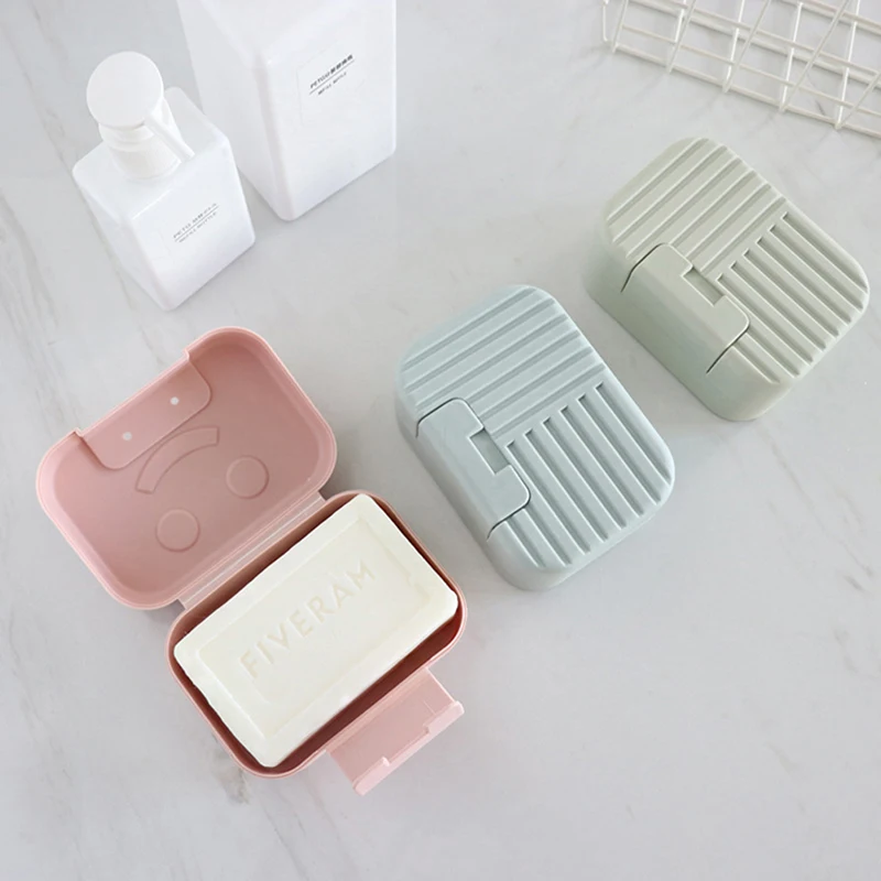 Portable Travel Soap Dish Box Soap Dish Travel Lid Soap Box Travel