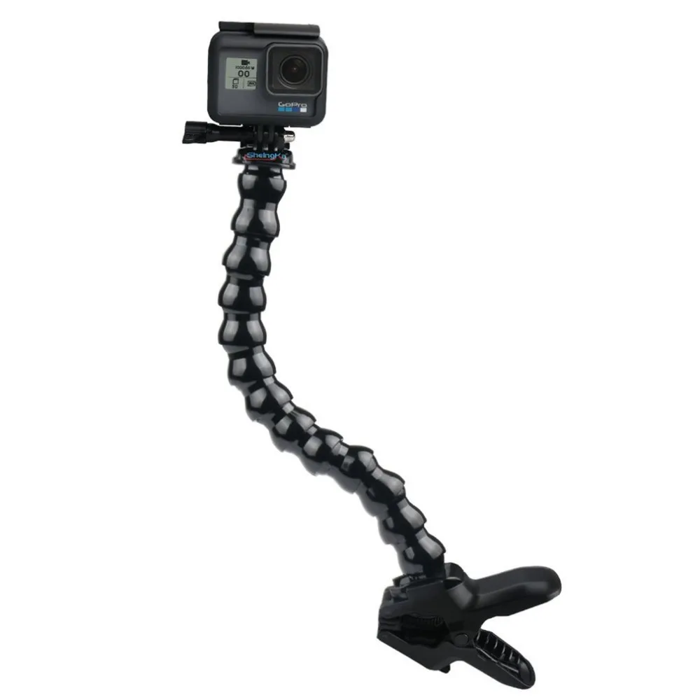 Регулируемый гибкий зажим для крепления штатива на руку для GoPro Hero 7 6 5 черный аксессуар для камеры