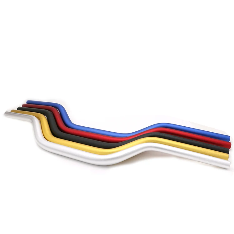 

7/8'' 22mm Aluminum Alloy Motorcycle Handlebar Drag Bar Handle bar Universal Dirt bike Cafe Racer Old School Bobber Scooter