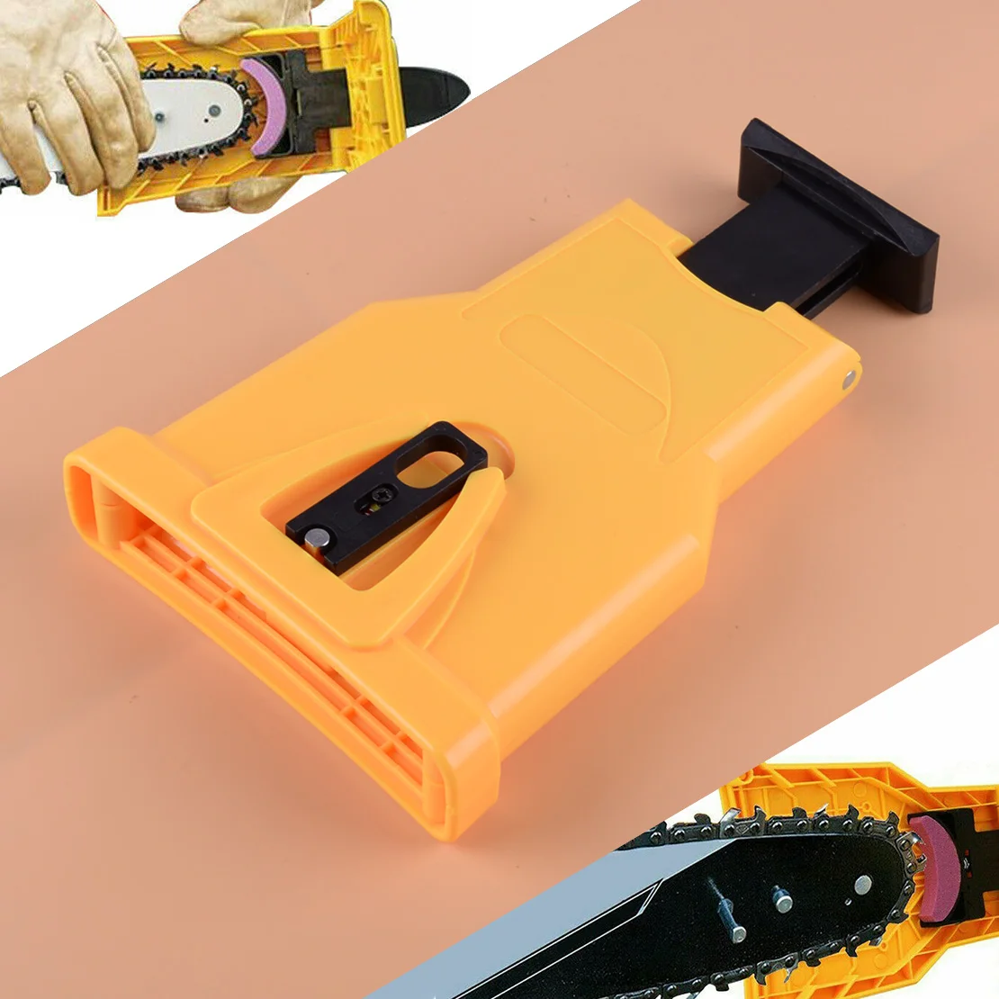 

LETAOSK 14-16 inch Chainsaw Teeth Sharpener Saw Chain Bar Grinding Tool for Woodworking