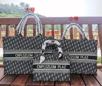 

2020 new luxury women's bag fashion embroidery Travel Tote Bag single shoulder portable large capacity shopping bag