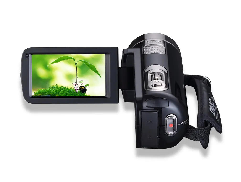 

301STR FHD Touch Screen Video Camera 1080P Digital Camcorder 16X Zoom Video Recorder with Microphone 270 Degree Rotation Screen