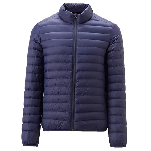02Blue Giordano мужской зимний пуховик с набивкой из утиного пуха,имеется несколько цветовых решений - Цвет: 02Blue