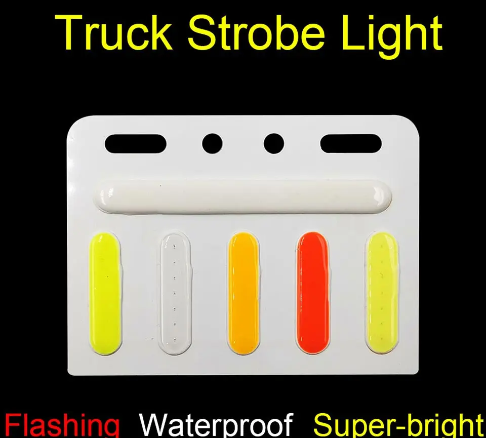 Colorful Flashing Led Light for Truck Signal Lamp 24V LED Bulb Lorry Cars Warning Strobe Lamp 24v COB LED Traffic Lighting (1)