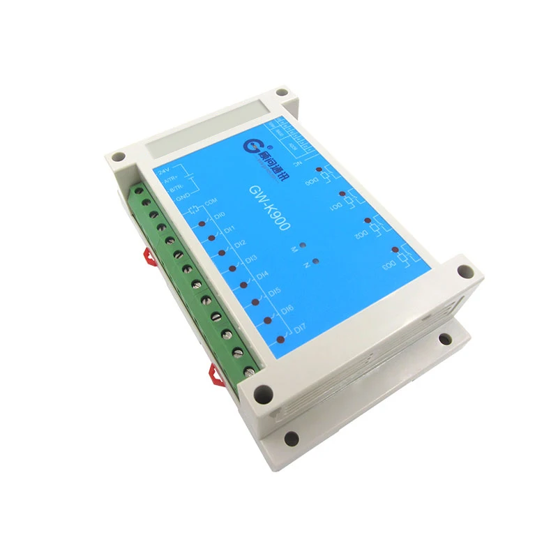 8-channel Switch Input Acquisition Module 485 Industrial MODBUS RTU 4-way Relay Output GW-K900