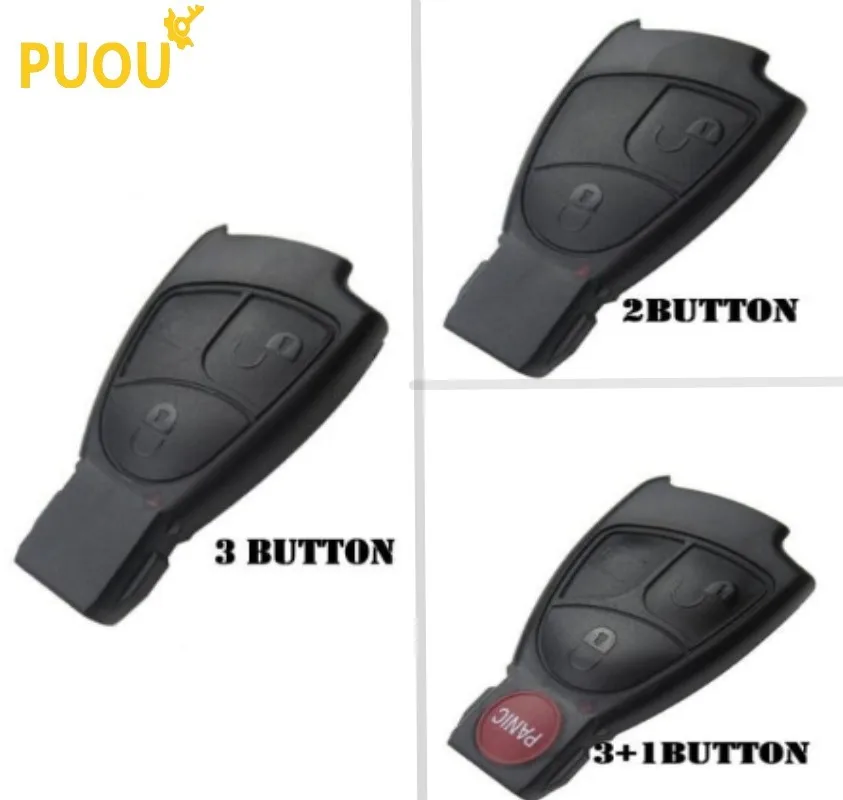 

2/3/4 Buttons Smart Key Case Shell Fob Cover for Mercedes-Benz B C E ML S CLK CL Vito 639 Smart Key with