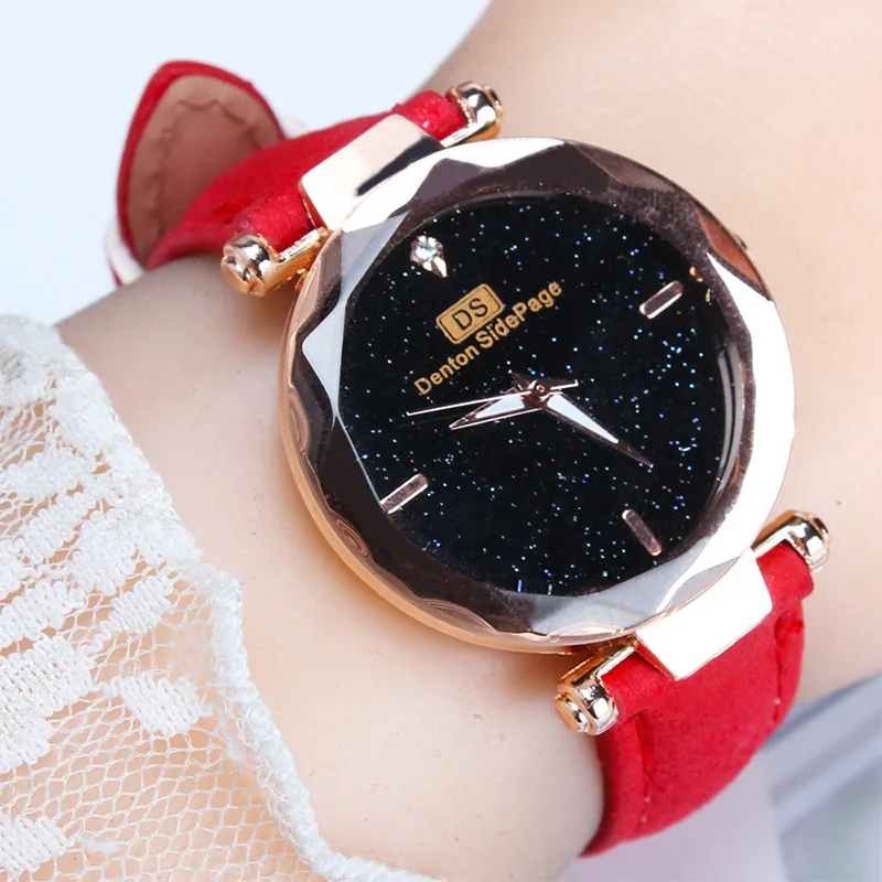 

Top Brand Luxury Fashion Womens Ladies Simple Watches Faux Leather Analog Quartz Wrist Watch Clock reloj mujer relogio feminino