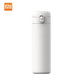 

Original Xiaomi Pinlo Potable Stainless Steel Vacuum Cup cold 6 Hours Flask Water Smart Bottle Single Hand ON Insulation locking