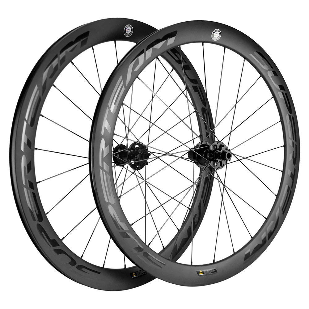 700C Disc Brake Carbon Wheelset Clincher/Tubeless Road Bike Wheels Disc