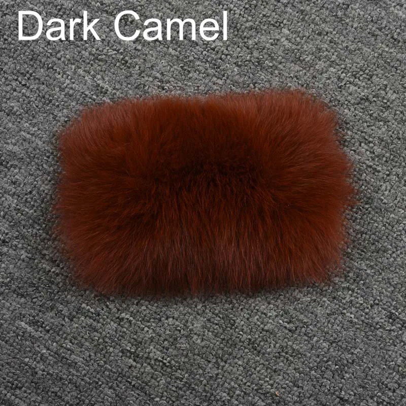 Dark Camel Новое поступление, плотное пальто из натурального меха, Женская куртка из натурального Лисьего меха, модная Роскошная теплая верхняя одежда S7562 - Цвет: Dark Camel