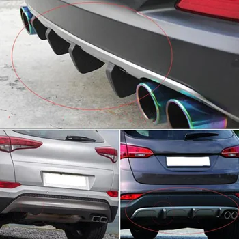 

Rear lip modified small surround bumper chassis decorative rear spoiler accessories for Volkswagen Polo Tiguan Passat B5 B6 B7