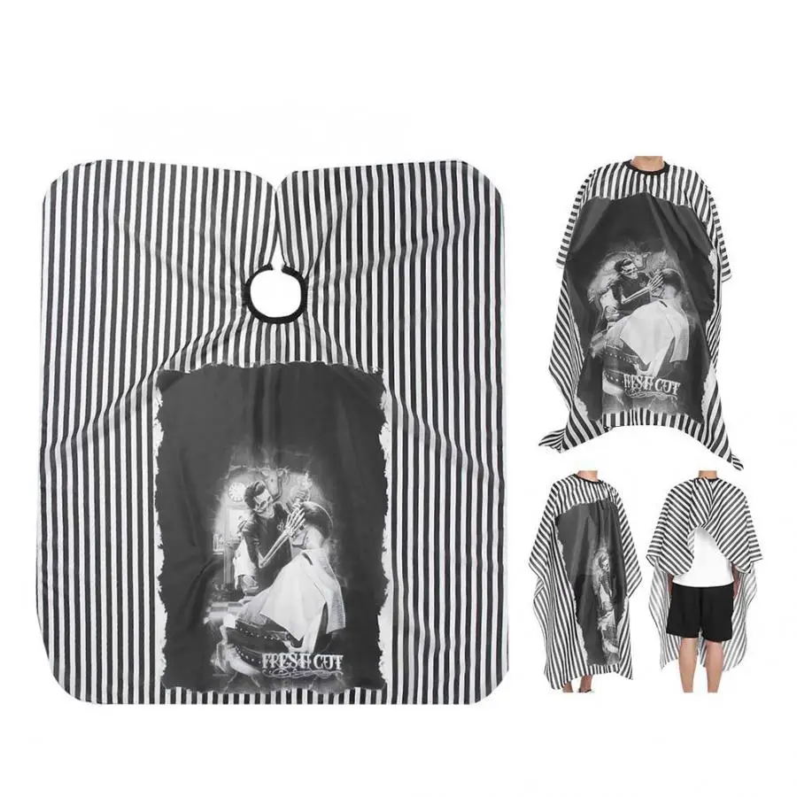 Накидка для стрижки волос Парикмахерская Водонепроницаемая фартук для стрижки салонная накидка для стрижки волос Антистатическая Парикмахерская накидка 150*135 см Парикмахерская