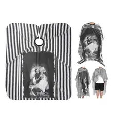 Накидка для стрижки волос Парикмахерская Водонепроницаемая фартук для стрижки салонная накидка для стрижки волос Антистатическая Парикмахерская накидка 150*135 см Парикмахерская