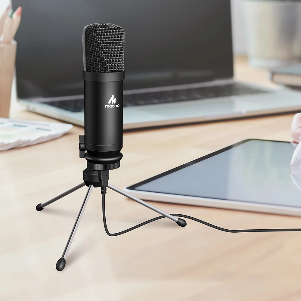 USB Microphone With Tripod Stand MAONO AU-A04TR
