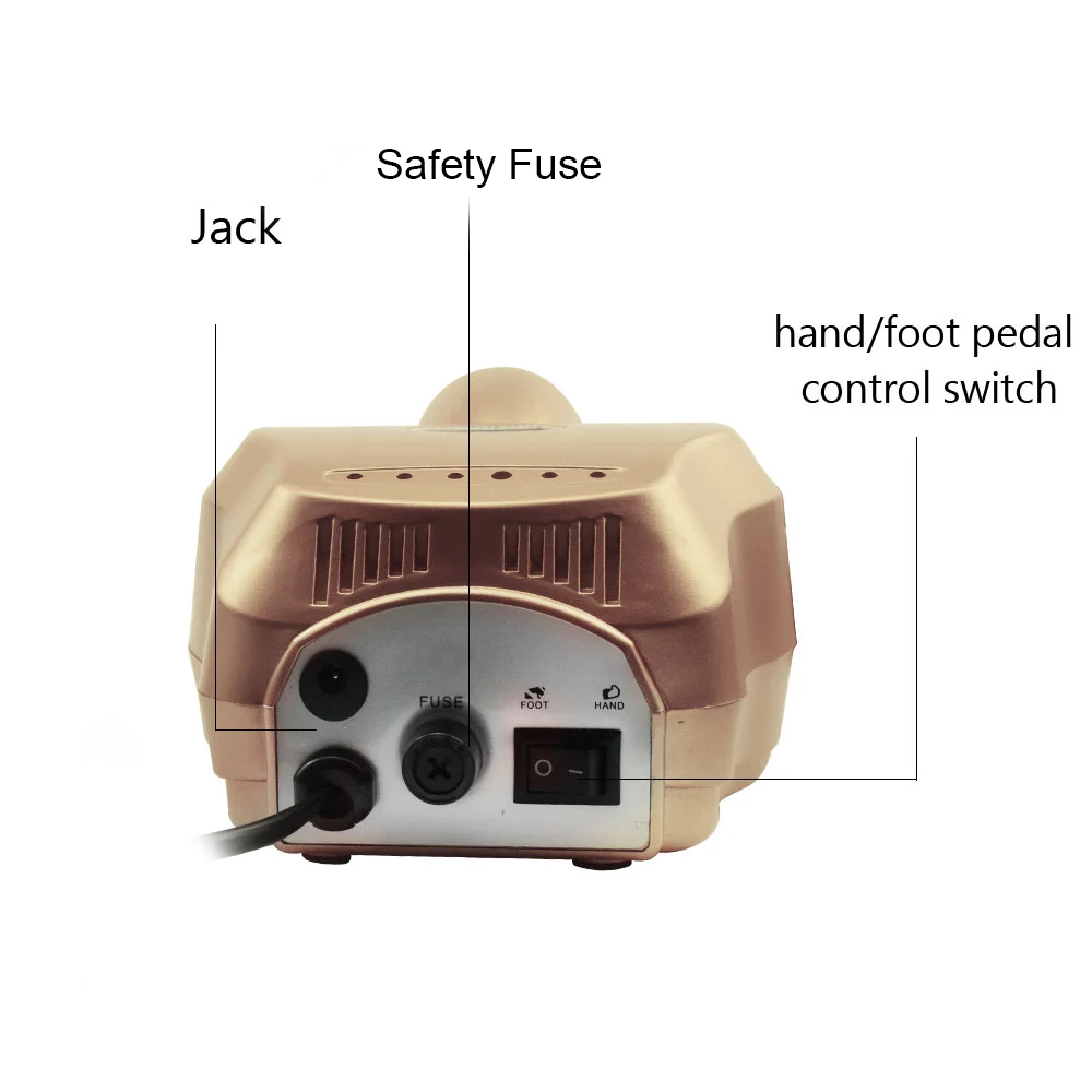 Дрель для ногтей, 25000 об/мин, профессиональная машинка для маникюра, аппарат для маникюра, педикюра, набор, электрическая пилка с резцом, инструмент для дизайна ногтей