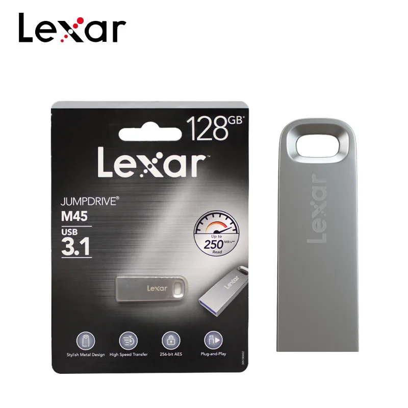 100 Original Lexar Usb 3.1 M45 Pen Drive 128gb 64gb 32gb Usb Flash