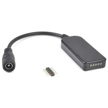 

Mini Bluetooth LED Controller&Remote For 5050 3528 RGB/RGBW LED Strip Light, Black