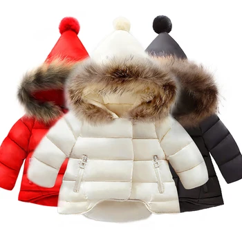 

Baby Toddler Infant Girls Clothes Baby Girls Jacket 2020 Autumn Winter Jacket For Girls Warm Fur Hooded Outerwear Coat For Girls