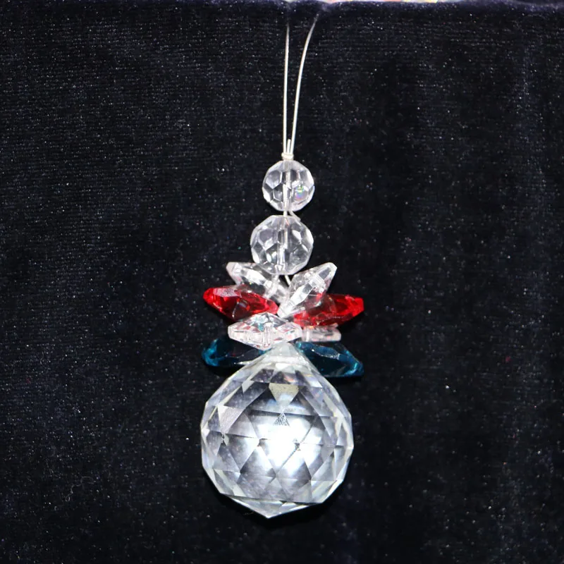 1 шт. подвесная чакра Suncatcher 30 мм 40 кристалл фэн шуй шар украшение оконный орнамент