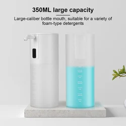 USB Charging Foam Soap Dispensers 350ml Electric Automatic Washing Hand Machine Bathroom Accessorie Induction Sensing Waterproof