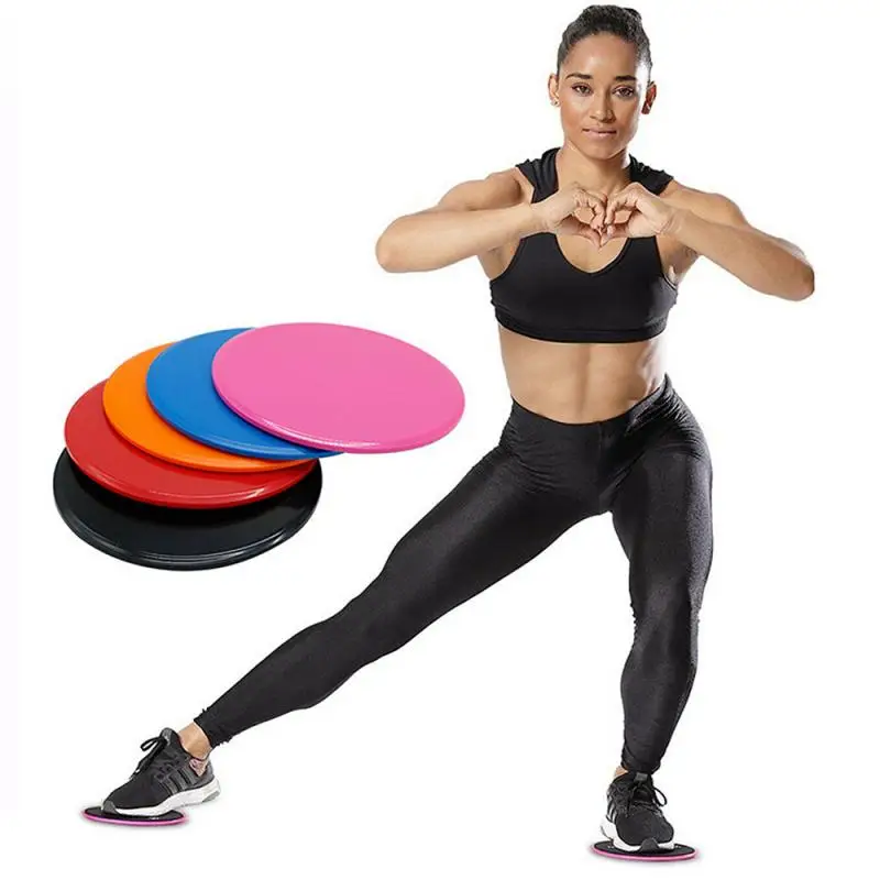 

2 Pcs Gliding Discs Slider Fitness Discs Sliding Plate For Yoga Gym Abdominal Core Power Training Coordination Exercise Ability