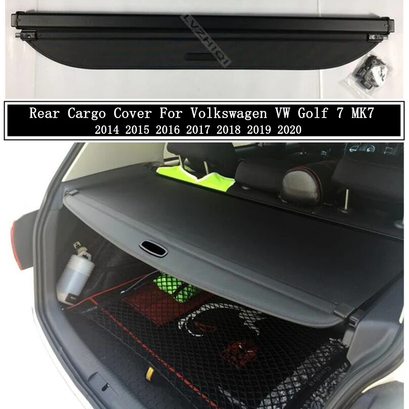 Rear Cargo Cover For Volkswagen Vw Golf 7 Mk7 20142020 Partition