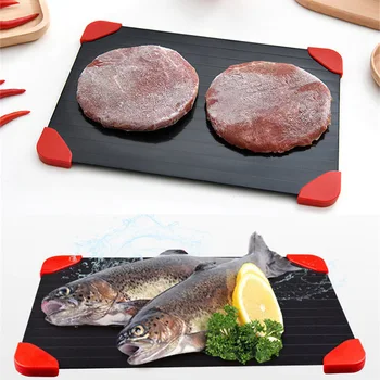 

Fast Defrosting Tray Thaw Frozen Food Meat Fruit Quick Defrosting Plate Board Defrost Kitchen Gadget Tools Quick Defrost Plate