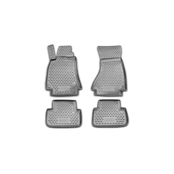 

Floor mats Audi A-4 B8 2007-2015 automatic transmission, 4 PCs (PU) (A4)