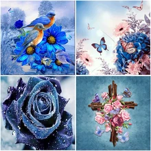

5D DIY Diamond Painting Animals Full Square Round Drill Flower Wall Decor Rhinestone Embroidery Mosaic Butterfly Handmade Gift