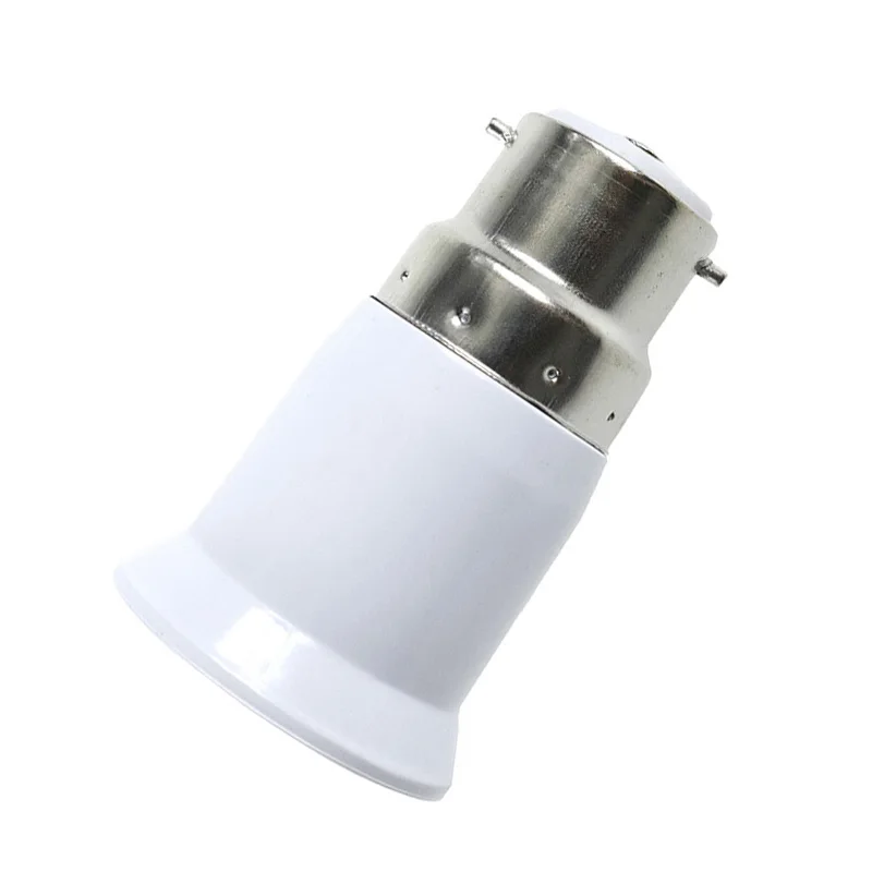 B22 To E27 Socket LED Lamp Adapter With 1xPP bag lamp holder lamp bulb holder lamp base lamp socket adapter
