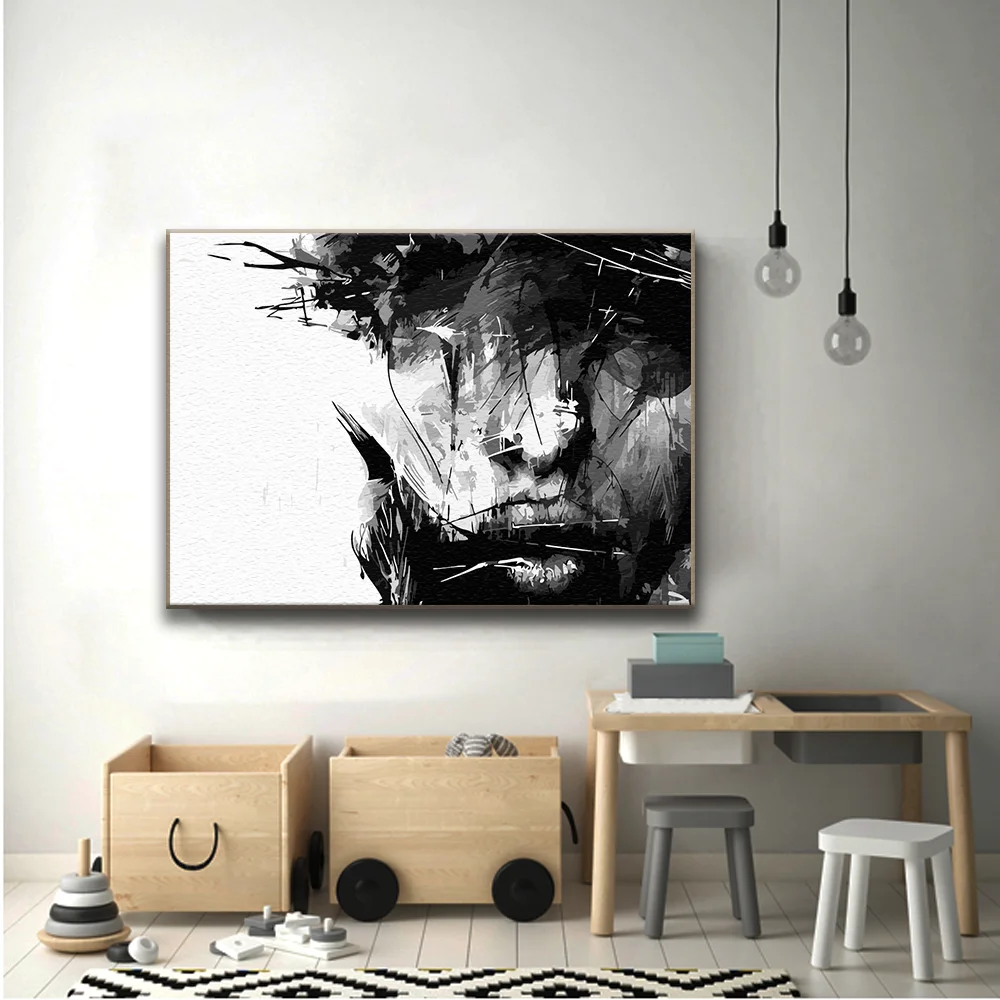 

Abstract Character Portrait Painting By Numbers Wall Art Pictures Hand Painted Canvas Paintings Giftware 40*50CM Home Decor