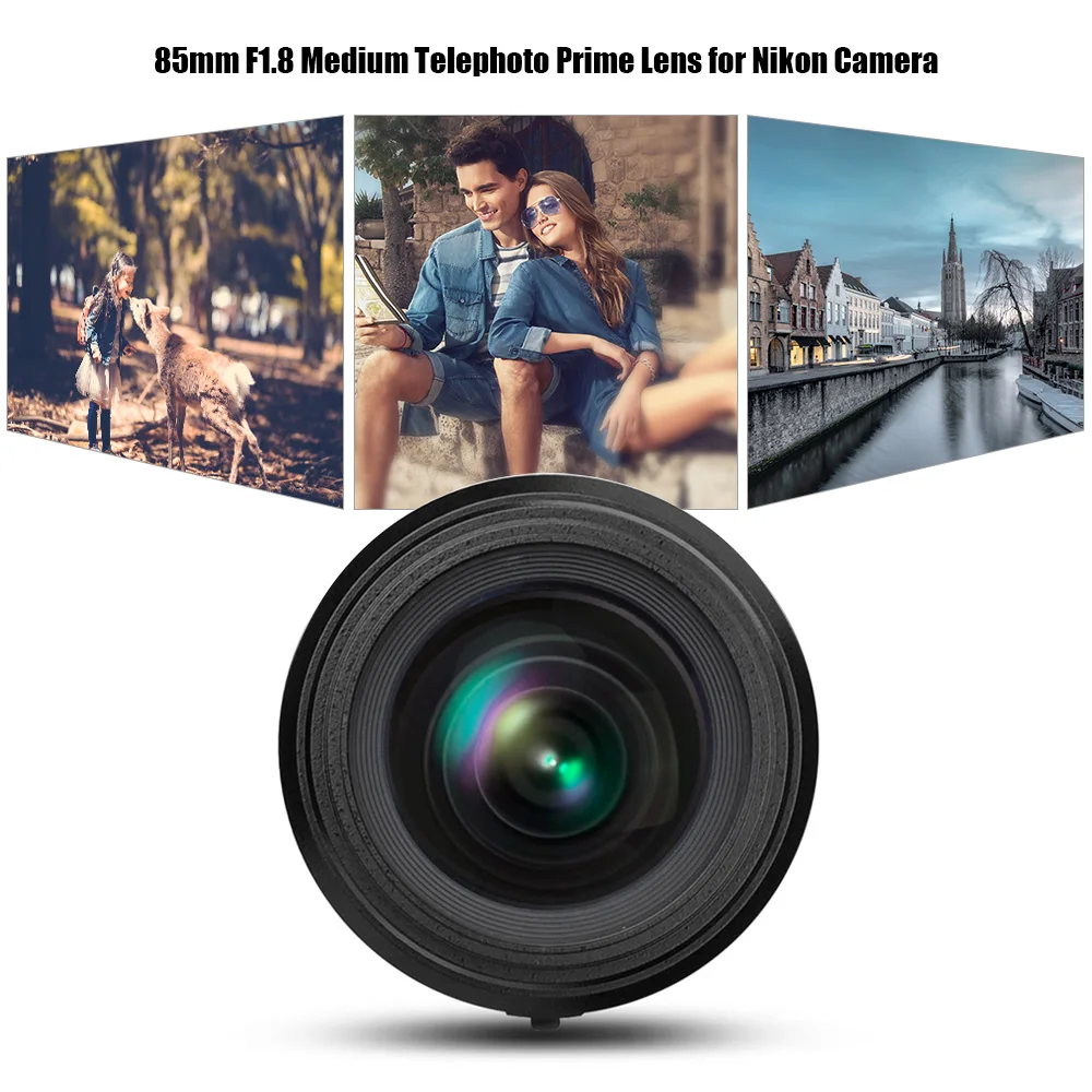 YONGNUO YN85mm F1.8N Средний телеобъектив для камеры Nikon D700/D7100/D5000/D300/D200/D90