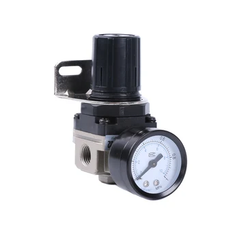 

AR2000-02 Multifunctional Adjustable SMC Type Aluminum Alloy Pressure Reducing Valve Pressure Regulator