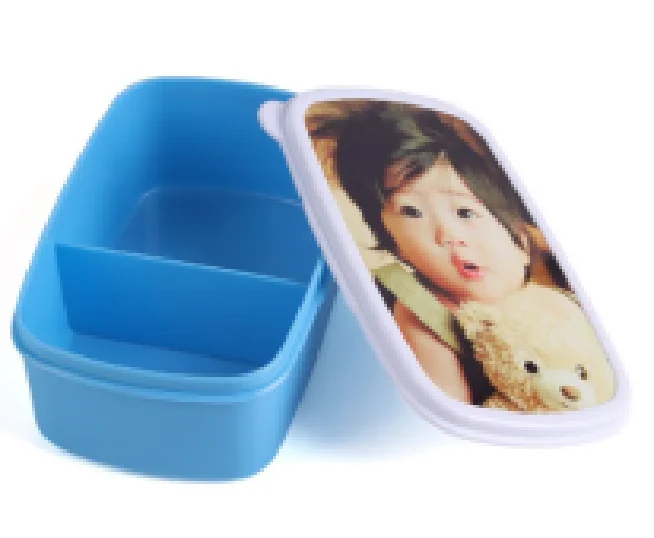 5pcs/Lot sublimation Blank DIY rectangle Portable Lunch Box For Kids School Bento Box KitchenLeak-proof Food Container Food Box