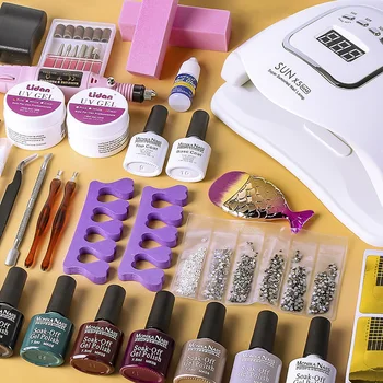 

Nail Set 120W UV LED Lamp Dryer For Manicure Gel Varnish Nail Polish Kit Electric Nail Drill Manicure Home Use DIY Nail Art Tool
