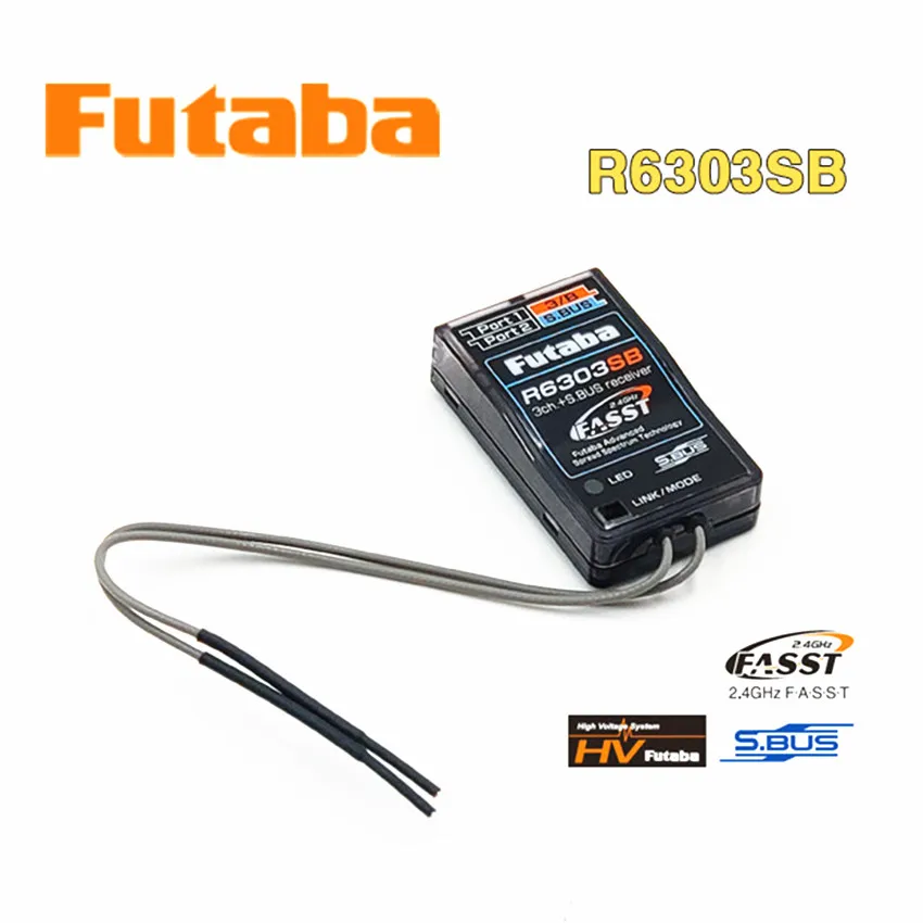 

Original Futaba 2.4G FASST S.BUS small lightweight receiver R6303SB for RC fixed wing / glider UAV aircraft accessories