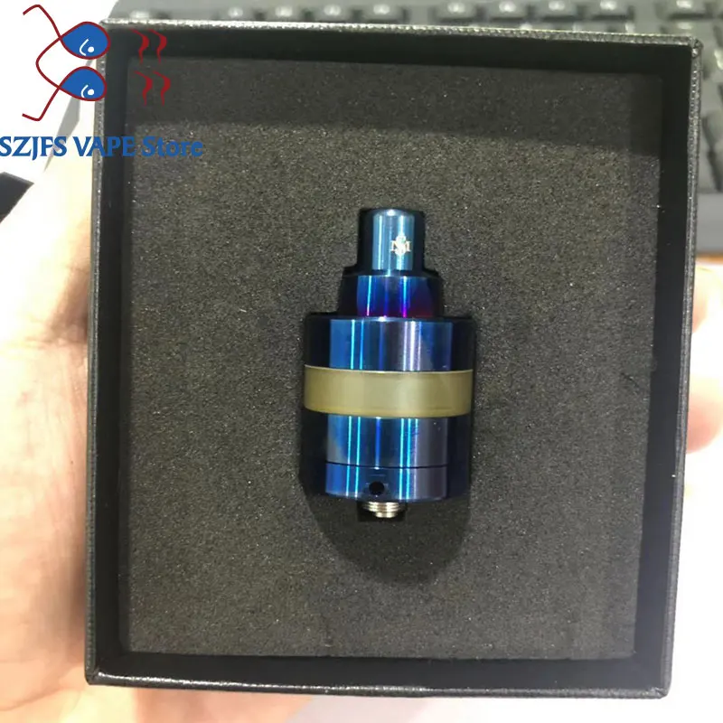 Наливным бачком KAYFUN LITE mtl rta 3,5 мл емкость 22/24 мм электронная сигарета испаритель электронная сигарета vs kayfun prime Nite DLC RTA электронная сигарета дыма vape мод - Цвет: 24mm blue