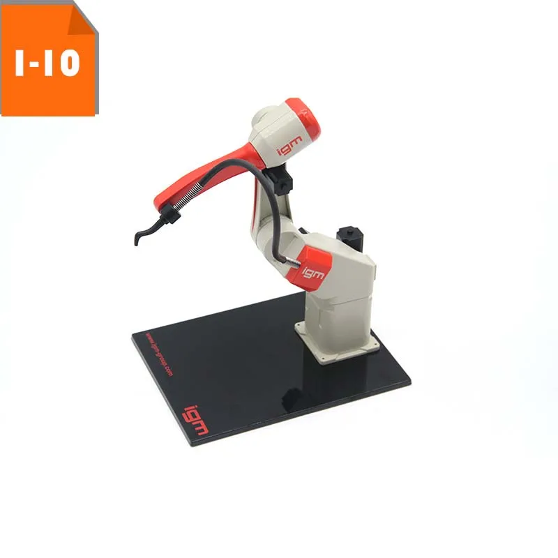 

1:10 scale IGM welding industrial robot mechanical arm six-axis simulation rotatable scene model gift kids toy Factory souvenir
