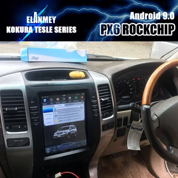 

PX6 6Core Car Bluetooth Android 9 GPS Navigation Multimedia Player For Toyota Prado LC120 Deluxe Tesla Carplay Radio Head Unit