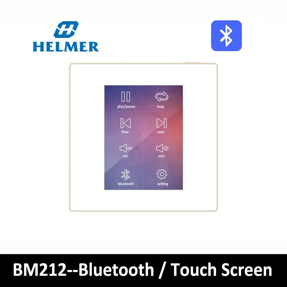 В настенной домашней музыкальной системе Bluetooth цифровой стереоусилитель Bluetooth/TF