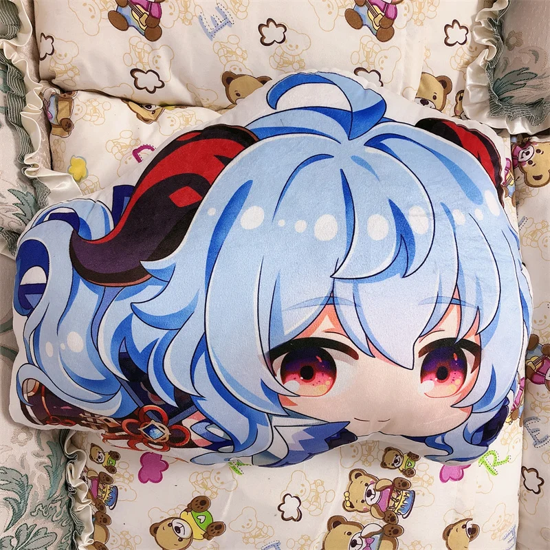 

Anime Genshin Impact Ganyu Plush Pillow Doll Dakimakura Kawaii Cartoon Cosplay Accessories