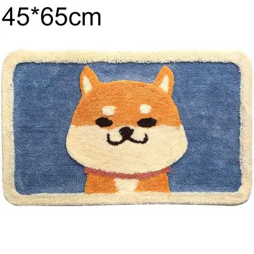 Akita Dog Милая собака щенок Нескользящая водопоглощающая входная дверь коврик ковер пол Декор - Цвет: Akita Dog