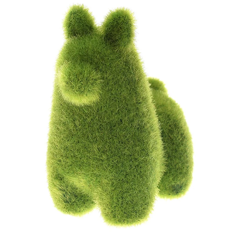 Прекрасная форма животных моделирование зеленая трава орнаменты эмультивное зеленое растение бонсай Трава Животное украшение для дома сад