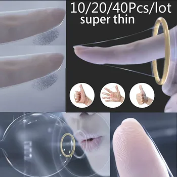 

10/20/40Pcs/lot Ultra-thin Condom Latex Rubber Love Natural For Men Stimulate Vaginal Massage