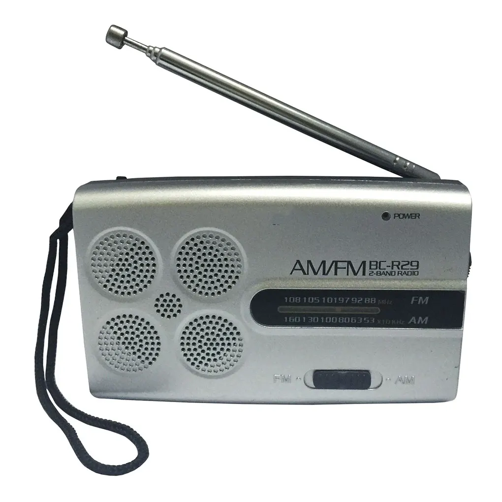

2019 New 1PC BC-R29 Mini Pocket Portable Radio AM FM Radio Receiver Music Morning Exercise Player