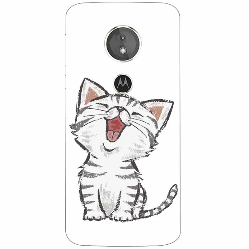 Animal Design TPU Soft Silicone Clear Case for Motorola Moto G6 Series