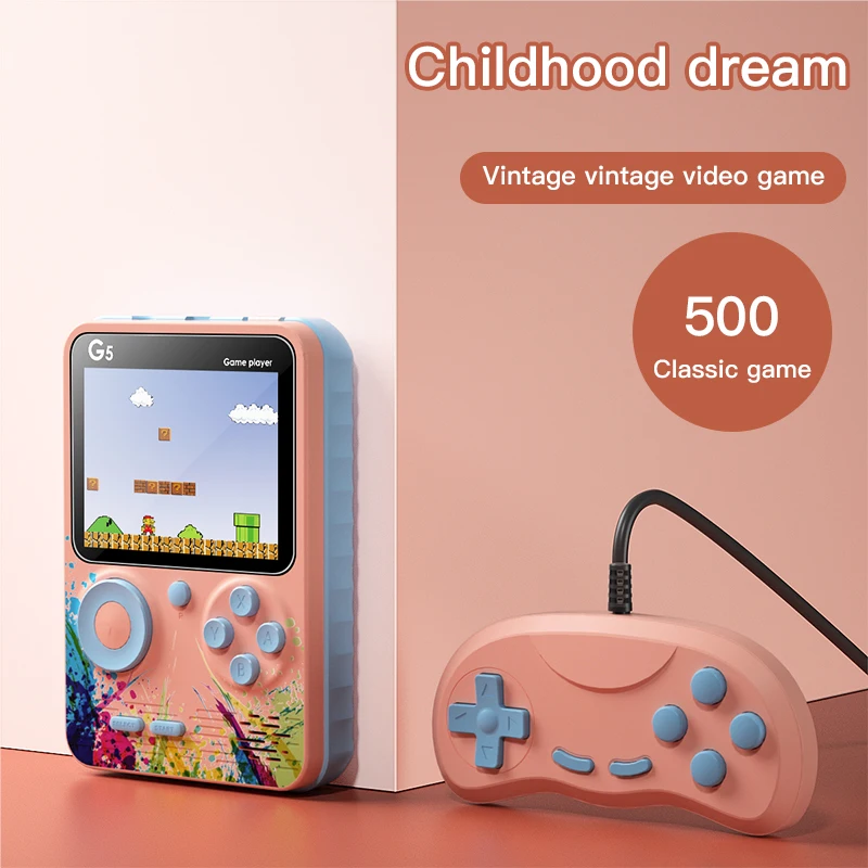 Mini Handheld Game Player Built-in 500 Classic Retro Games PortableVideo Game Consol For Kids Gift - ANKUX Tech Co., Ltd