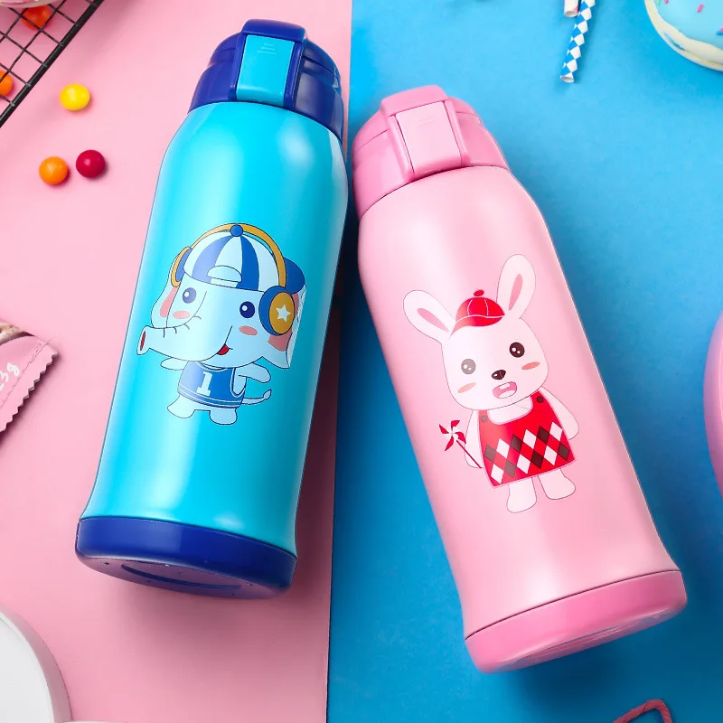 

Children Harness Straw Insulated Cup 700ml Glass Girls Dual Purpose Baby Young STUDENT'S Shatter-resistant with Case Large Water
