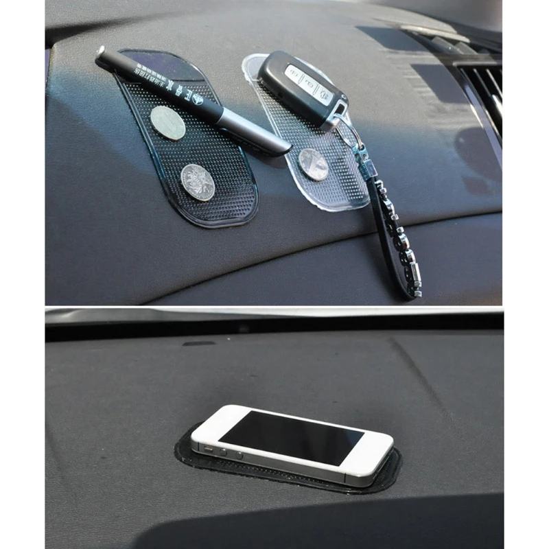 Car Dash Grip Mat Mobile Phone Holder Anti Slip Silicone Super Sticky Pad Dashboard Mat Interior Accessories car non slip mat non slip mat car dashboard mat non slip dash mat dash adhesive holder silicone anti slip pad silicone anti skid pad